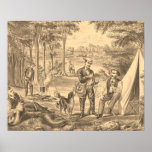TEE Camping Old School Print