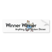 TEE Chicken Dinner Bumper Stickers
