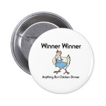 TEE Chicken Dinner Pinback Button