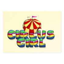TEE Circus Girl Business Card Templates