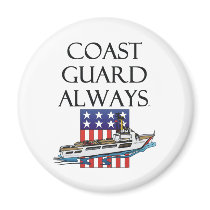 TEE Coast Guard Always Fridge Magnets