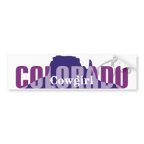 TEE Colorado Cowgirl bumper stickers
