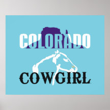 TEE Colorado Cowgirl Print