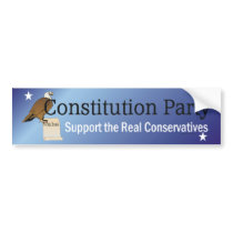 TEE Constitution Party bumper stickers