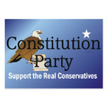 TEE Constitution Party Business Card Templates