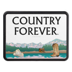 TEE Country Forever Trailer Hitch Covers
