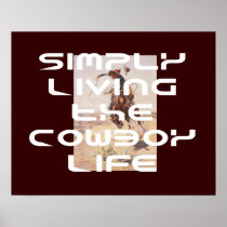 TEE Cowboy Life Poster