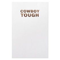 TEE Cowboy Tough Stationery Design