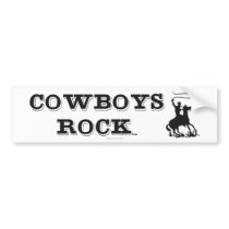 TEE Cowboys Rock bumper stickers by teepossible TEE Cowboys Rock bumper stickers
