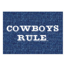 TEE Cowboys Rule Business Card Template