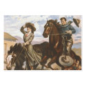 TEE Cowgirl Old School business cards by teepossible TEE Cowgirl Old School business cards