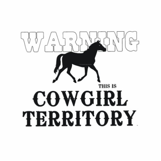 TEE Cowgirl Territory Cut Out