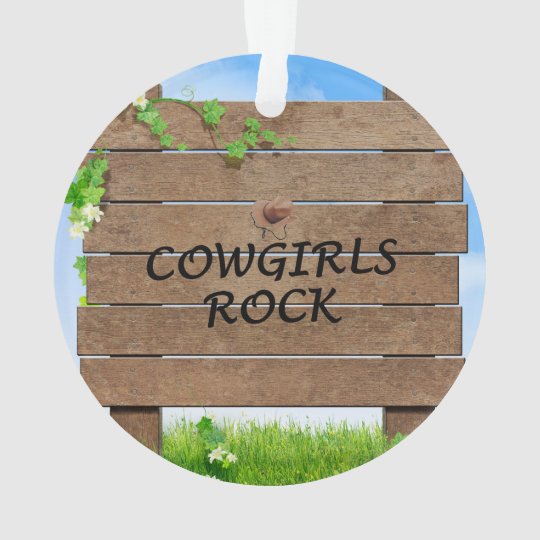 Cowgirls Rock Ornament
