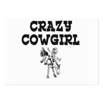 TEE Crazy Cowgirl business cards