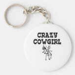 TEE Crazy Cowgirl Keychains