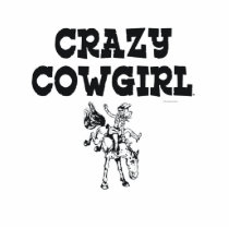 TEE Crazy Cowgirl photo sculptures