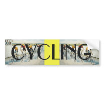 TEE Cycling Old School bumper stickers