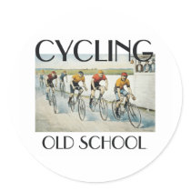 TEE Cycling Old School Sticker
