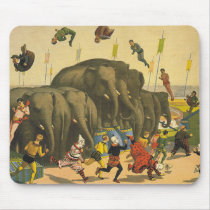 TEE Elephant Acrobatics Mouse Pads