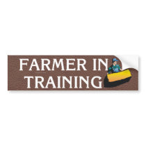 TEE Farmer In Training Bumper Sticker