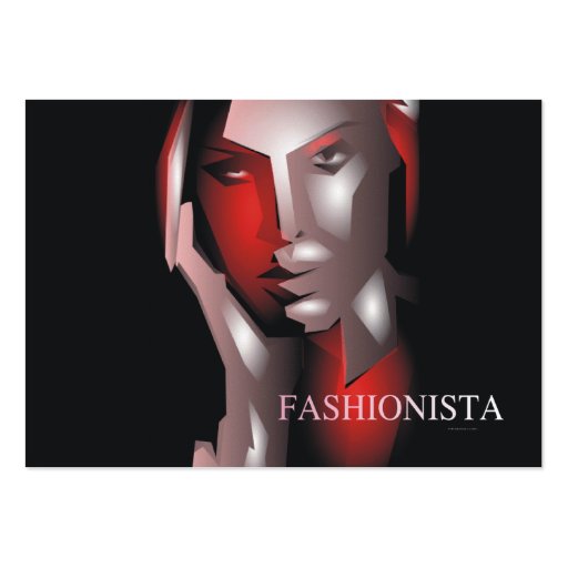 TEE Fashionista Business Card Template (front side)