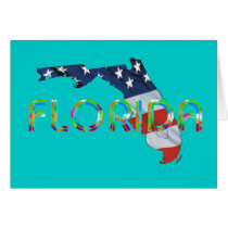 Tee Florida Patriot Greeting Cards