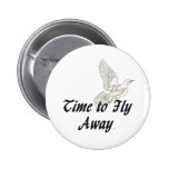 TEE Fly Away Pinback Buttons