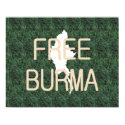 TEE Free Burma posters