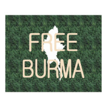 TEE Free Burma posters