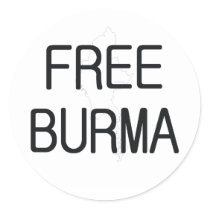 TEE Free Burma stickers by teepossible TEE Free Burma stickers