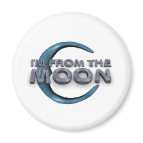 TEE From the Moon Refrigerator Magnets