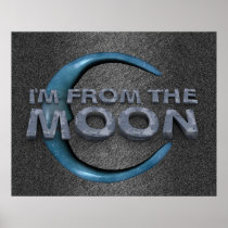 TEE From the Moon Print