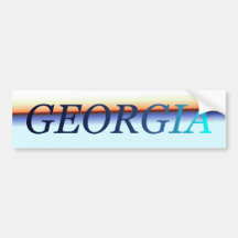 TEE Georgia Bumper Sticker