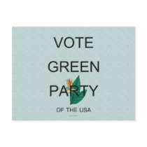 TEE Green Party Postcard