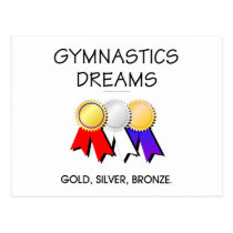 TEE Gymnastics Dreams Postcards