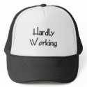 TEE Hardly Working hats by teepossible TEE Hardly Working hats