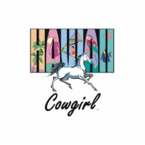 TEE Hawaii Cowgirl photo sculptures