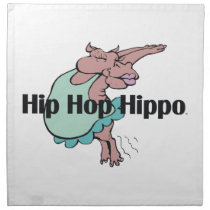 TEE Hip Hop Hippo napkins