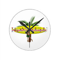 TEE Honolulu Round Clocks