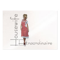 TEE Housewife Extraordinaire Business Cards