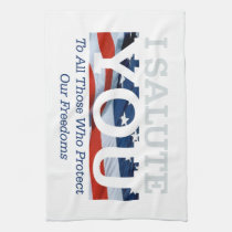 TEE I Salute You kitchen towels