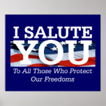 TEE I Salute You Print