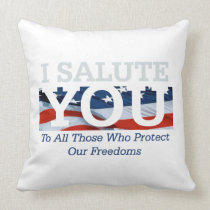 TEE I Salute You pillows