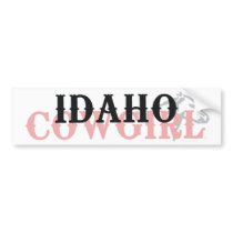 TEE Idaho Cowgirl Bumper Stickers