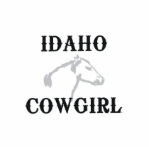TEE Idaho Cowgirl photo sculptures