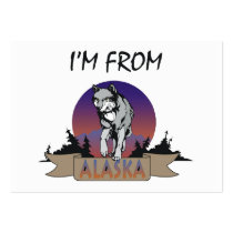 TEE I'm From Alaska business cards