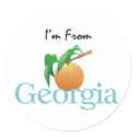 TEE I'm From Georgia stickers by teepossible TEE I'm From Georgia stickers