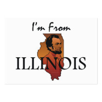 TEE I'm From Illinois Business Card Template
