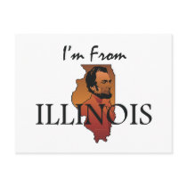 TEE I'm From Illinois Post Cards