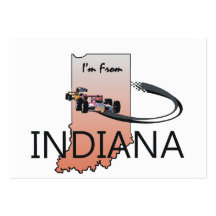 TEE I'm From Indiana Business Card